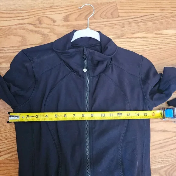 Lululemon Define Black Full Zip Jacket Size 6 - Picture 4 of 6